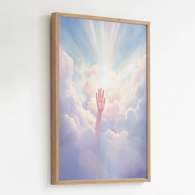 Quadro A Mão do Anjo