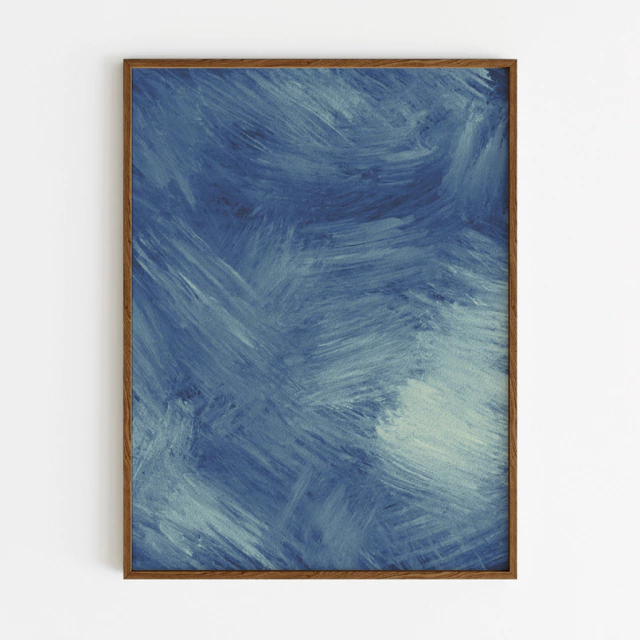 Quadro Abstrato Calmaria Boreal