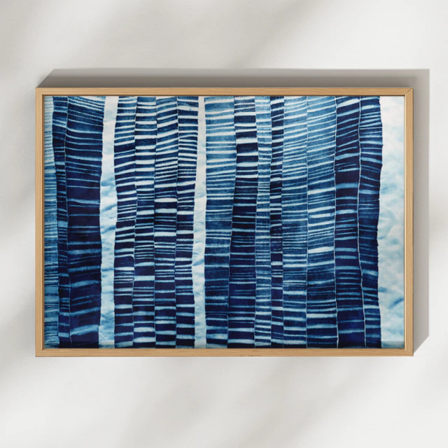 Quadro Abstrato Grades de Maré