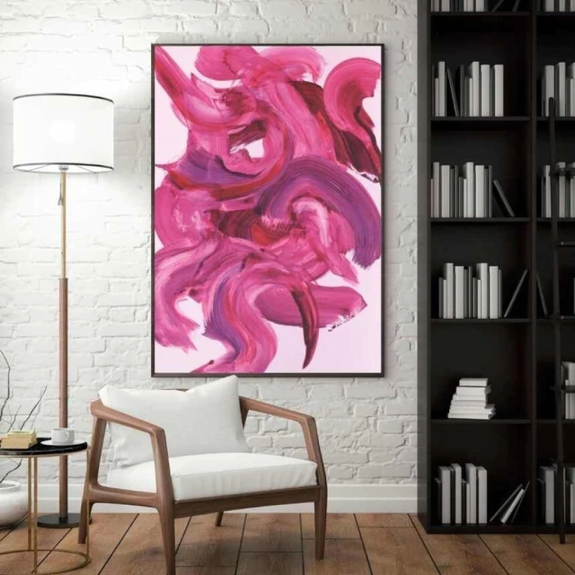 Quadro Abstrato Harmonia em Contraste II