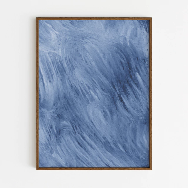 Quadro Abstrato Horizonte Nebuloso