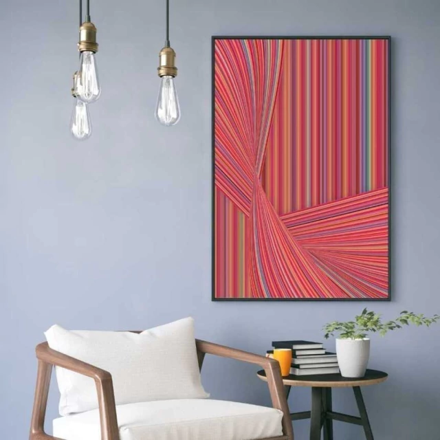 Quadro Abstrato Ritmo Geométrico IV