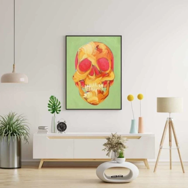 Quadro Caveira Essência II