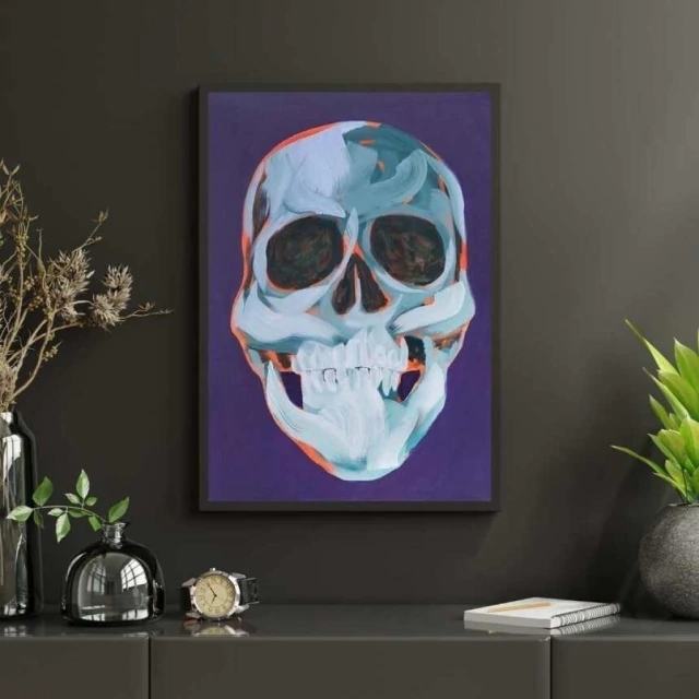 Quadro Caveira Essência III