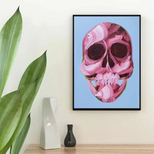Quadro Caveira Essência V