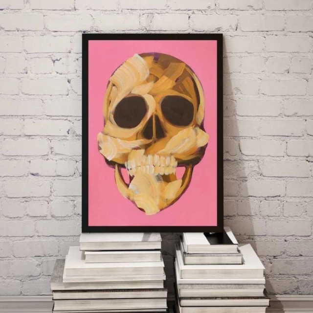 Quadro Caveira Essência VIII