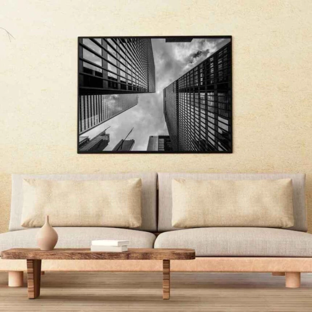 Quadro Cidade Vista de Baixo