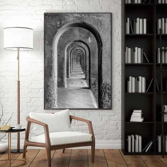 Quadro Espelho de Arcos