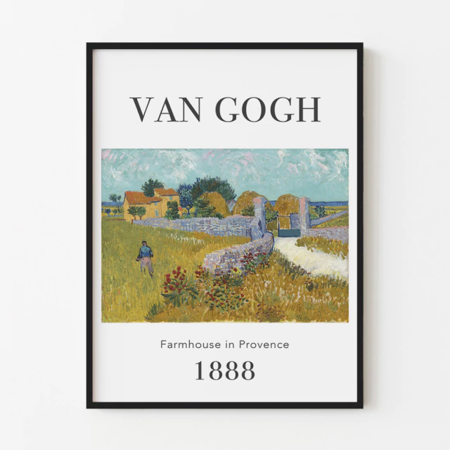 Quadro Farmhouse in Provence, by Van Gogh