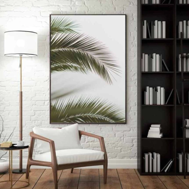 Quadro Folhas de Coqueiro