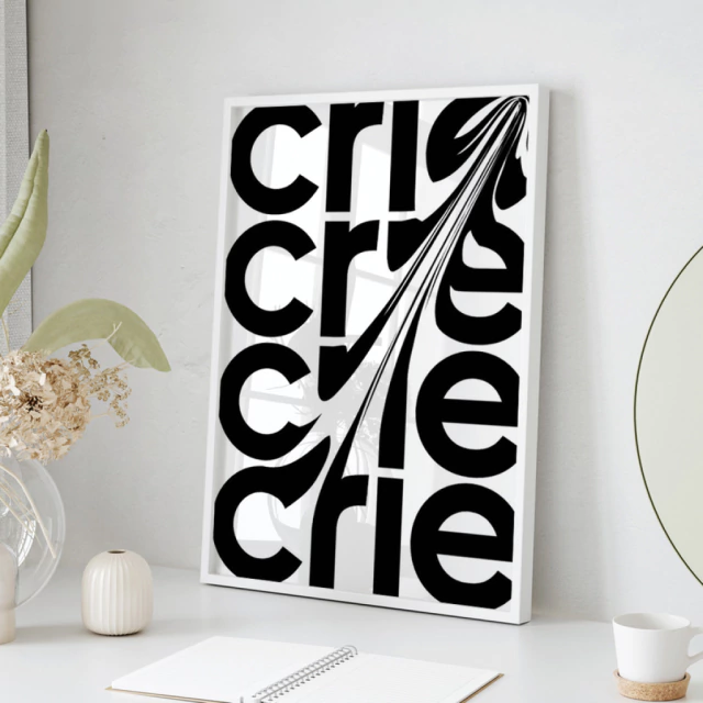 Quadro Frase Crie III