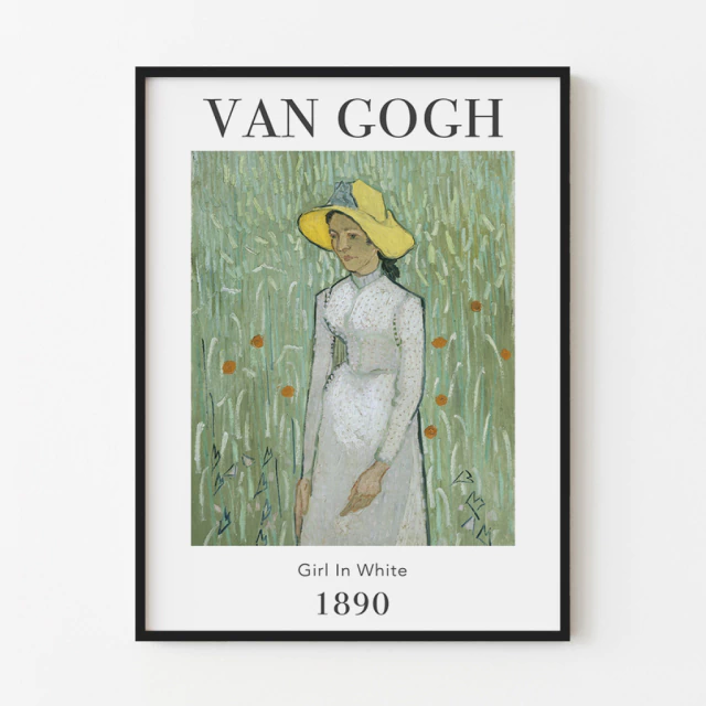 Quadro Girl in White, by Van Gogh