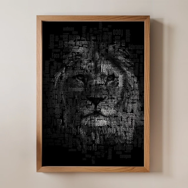 Quadro Leão Imbatível