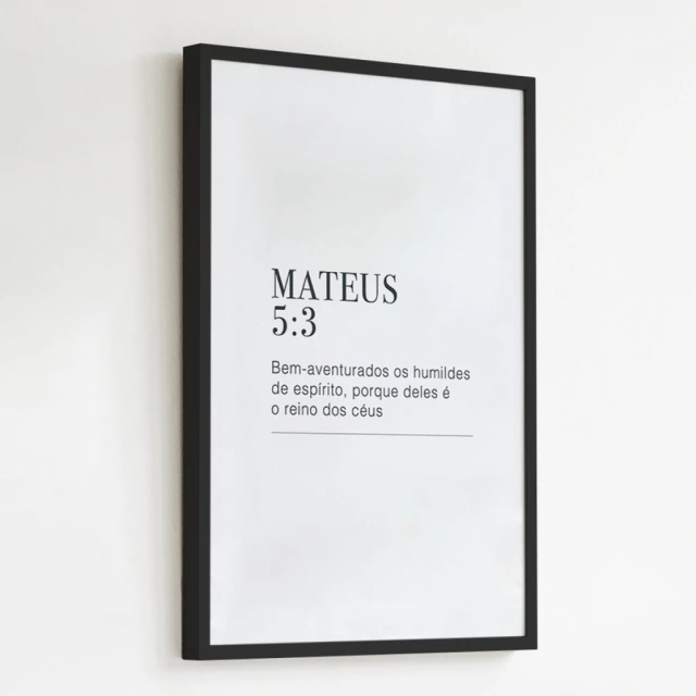 Quadro Mateus 5:3