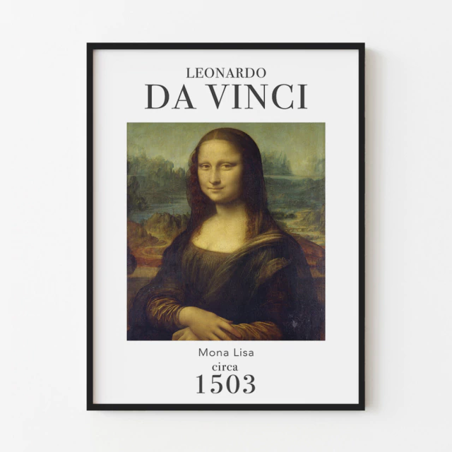 Quadro Mona Lisa, by Leonardo da Vinci