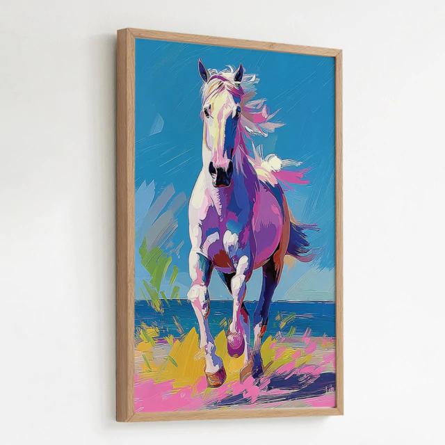 Quadro Pink Horse
