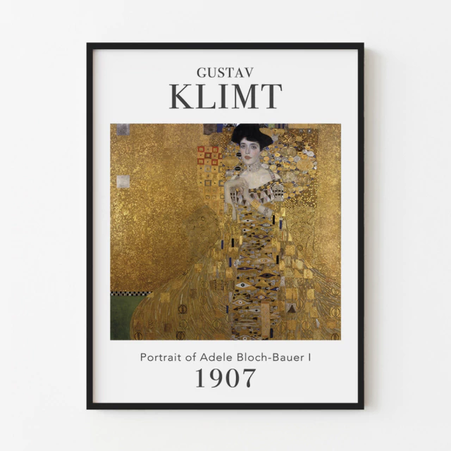 Quadro Portrait of Adele Bloch-Bauer I, by Gustav Klimt