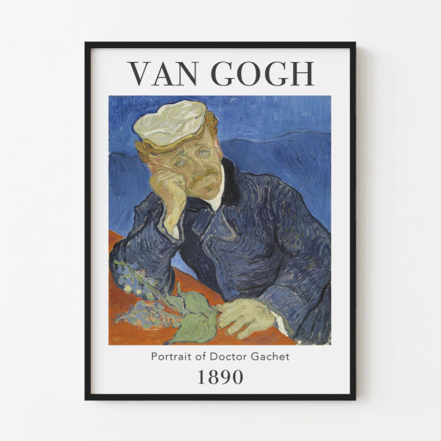 Quadro Portrait of Doctor Gachet, by Van Gogh