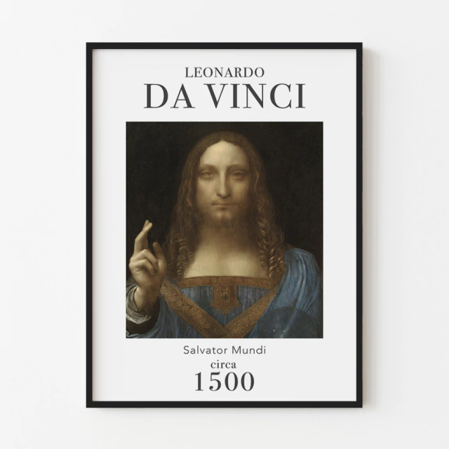 Quadro Salvator Mundi, by Leonardo da Vinci