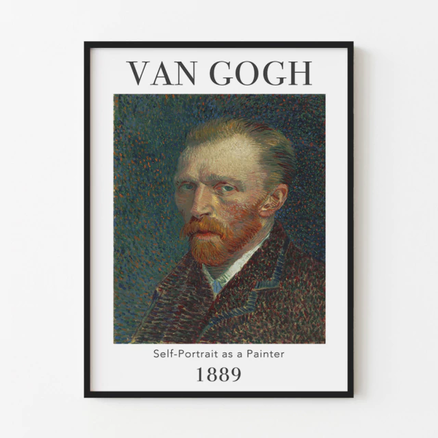 Quadro Self-Portrait as a Painter, by Van Gogh