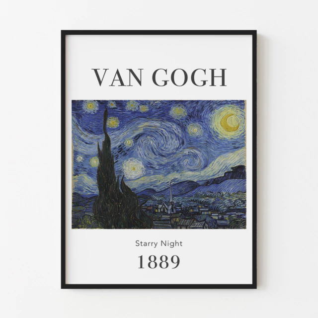 Quadro Starry Night, by Van Gogh