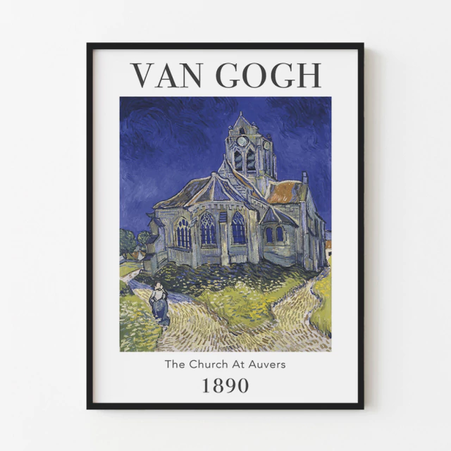 Quadro The Church At Auvers, by Van Gogh