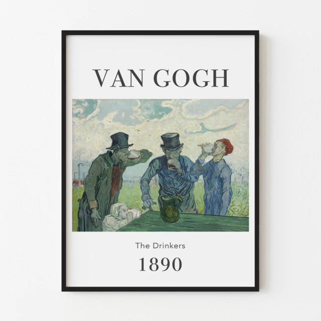 Quadro The Drinkers, by Van Gogh