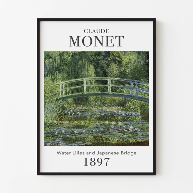 Quadro Water Lilies and Japanese Bridge, by Claude Monet