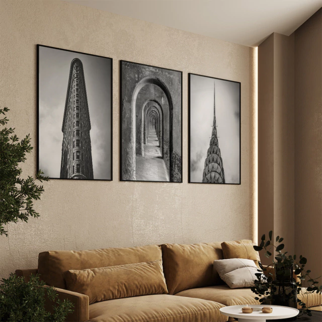 Trio Quadros Contemporâneos